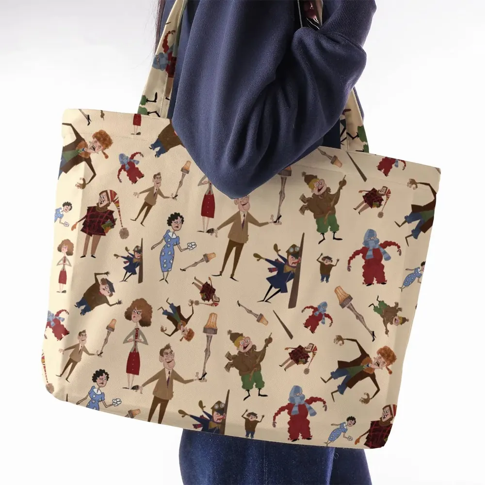 A Christmas Story Characters Large Tote Bag - 2