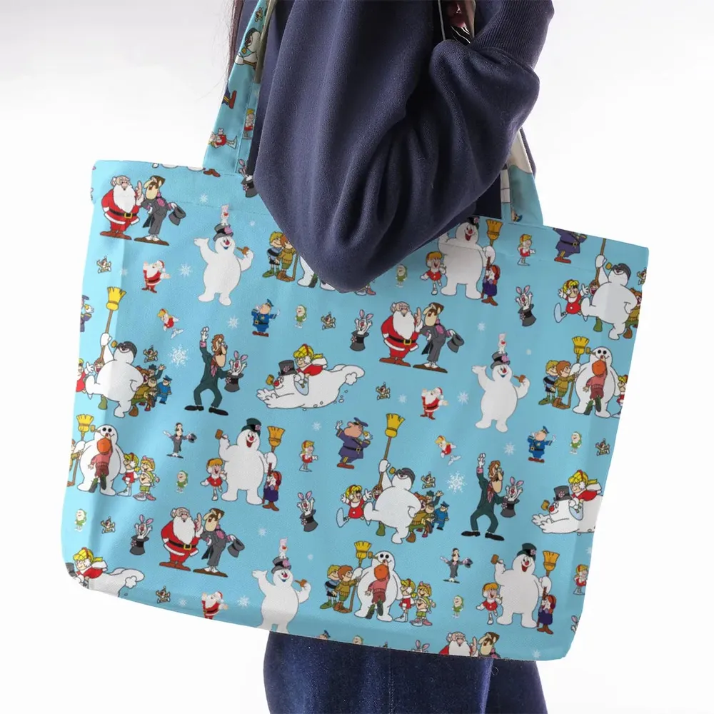Cast Frosty The Snowman Large Tote Bag - 2