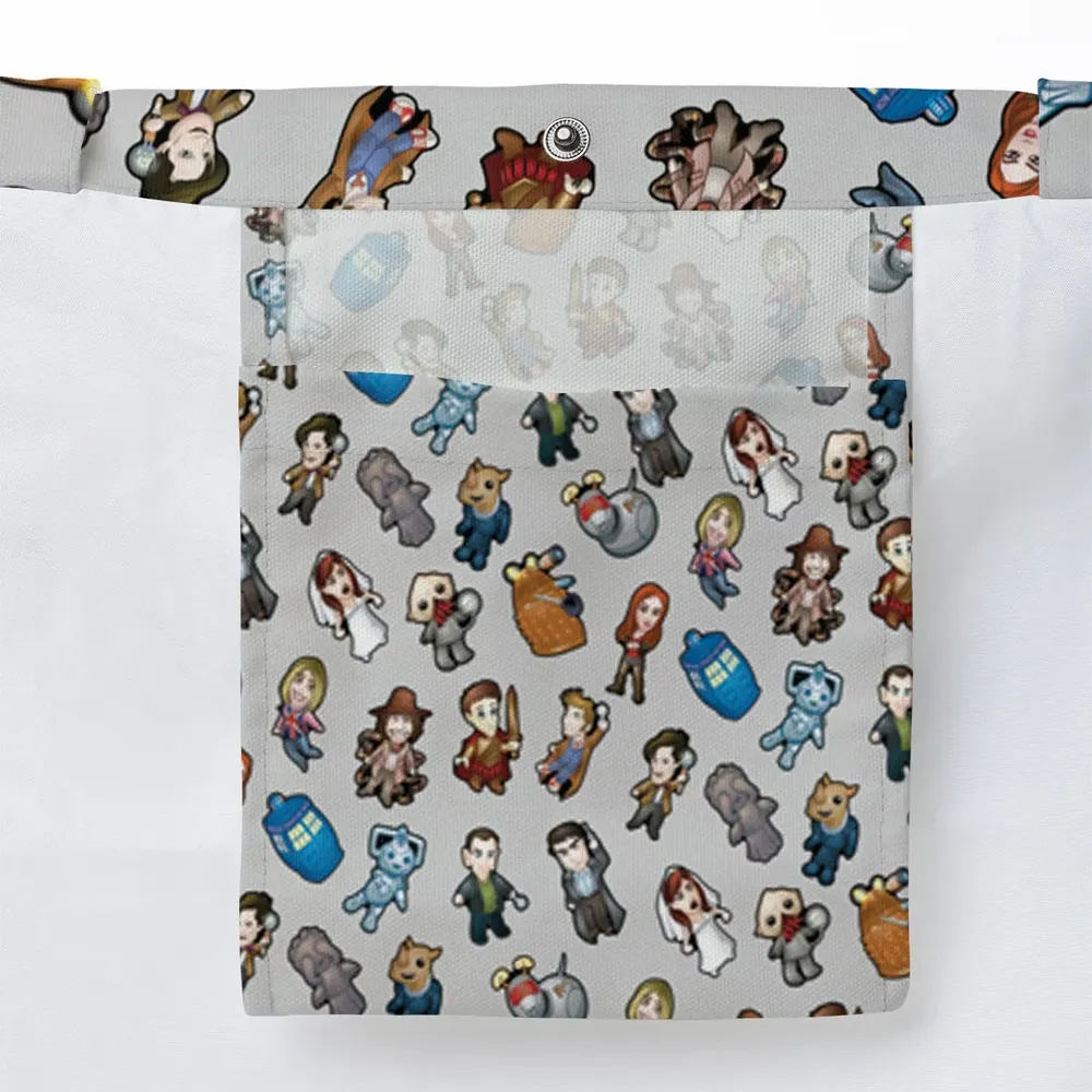 Cartoon Who Doctor Who Large Tote Bag - 3
