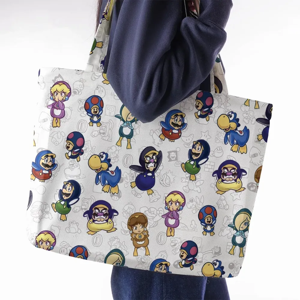 Penguin Party Super Mario Large Tote Bag - 2