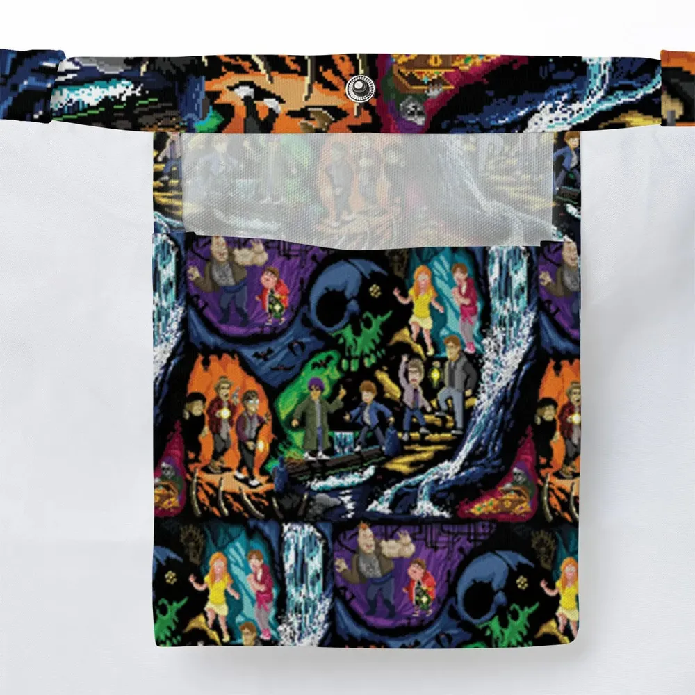 Goonies 80s Pixel Art Large Tote Bag - 3