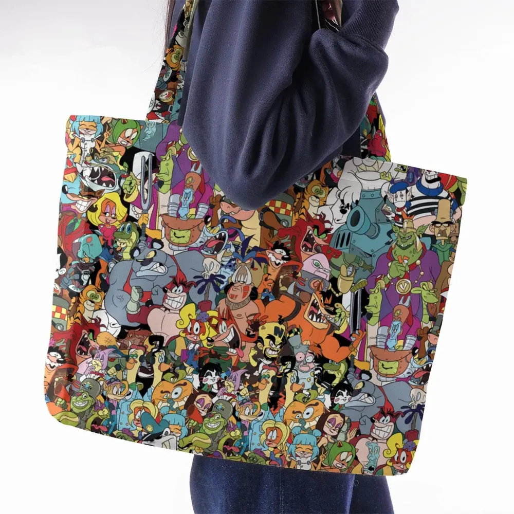 Retro Gamer Crash Bandicoot Large Tote Bag - 2