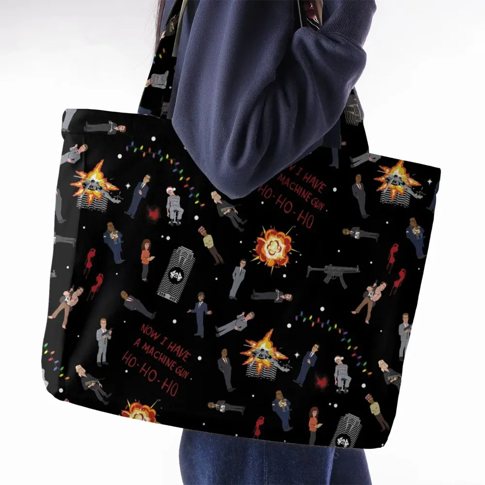 Die Hard Is My Favorite Christmas Movie Large Tote Bag - 2
