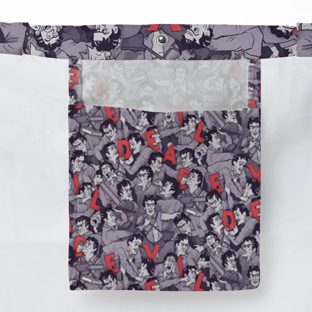 Chainsaw Evil Dead  Seamless Large Tote Bag - 3
