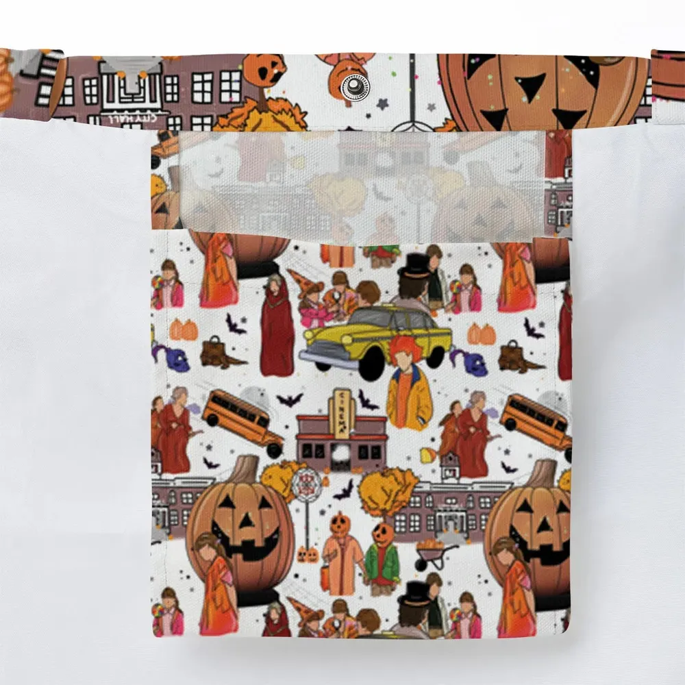 Fall Season Halloweentown Large Tote Bag - 3