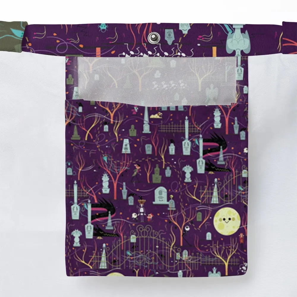 Nostalgic 80s 90s Spooky Scene Large Tote Bag - 3