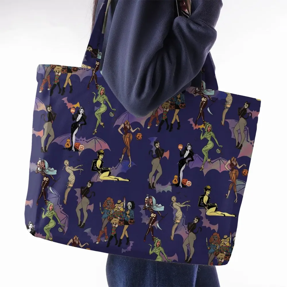 Horror Pin Up Girls Large Tote Bag - 2