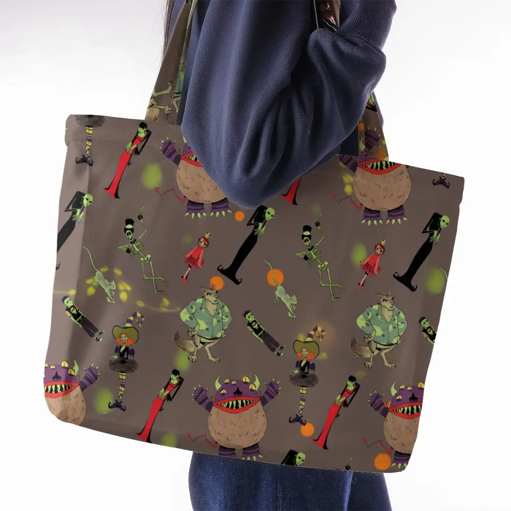 Scary Godmother Characters Large Tote Bag - 2