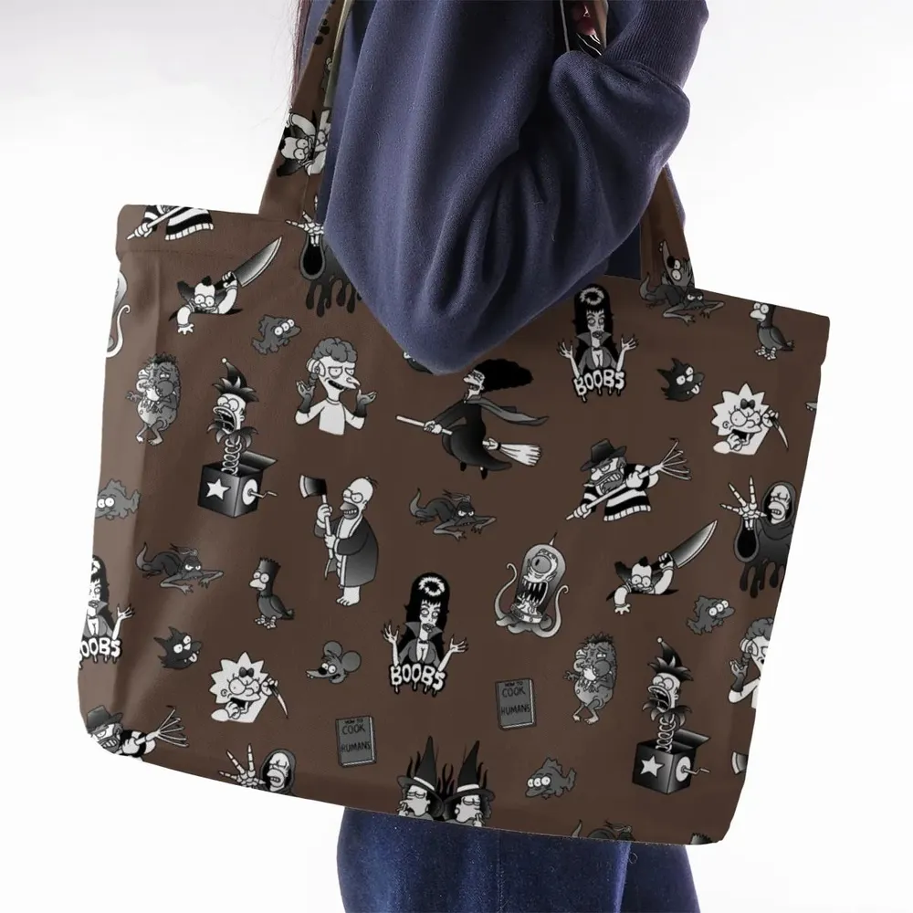 Treehouse of Horror The Simpsons Large Tote Bag - 2