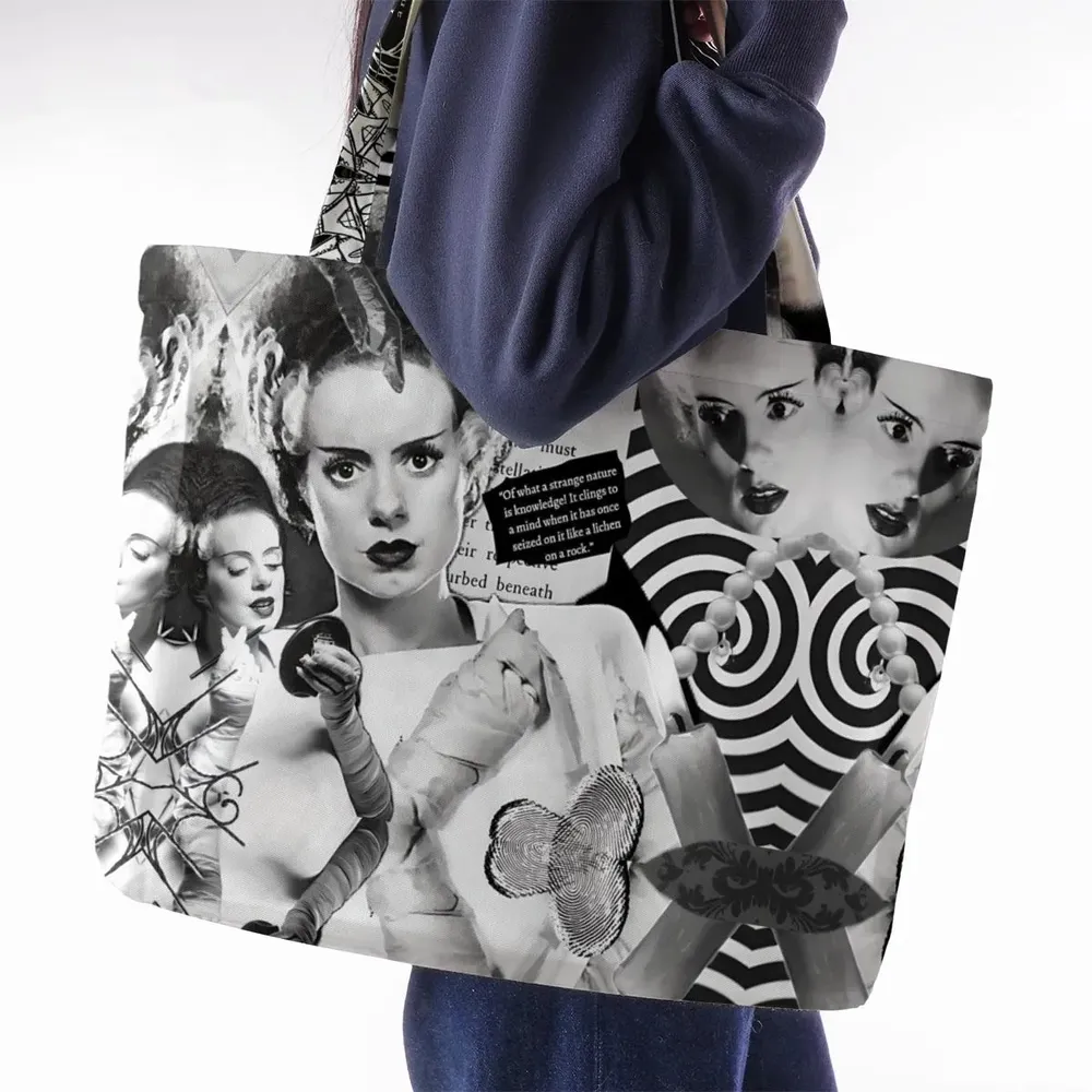 Bride Of Frankenstein Large Tote Bag - 2