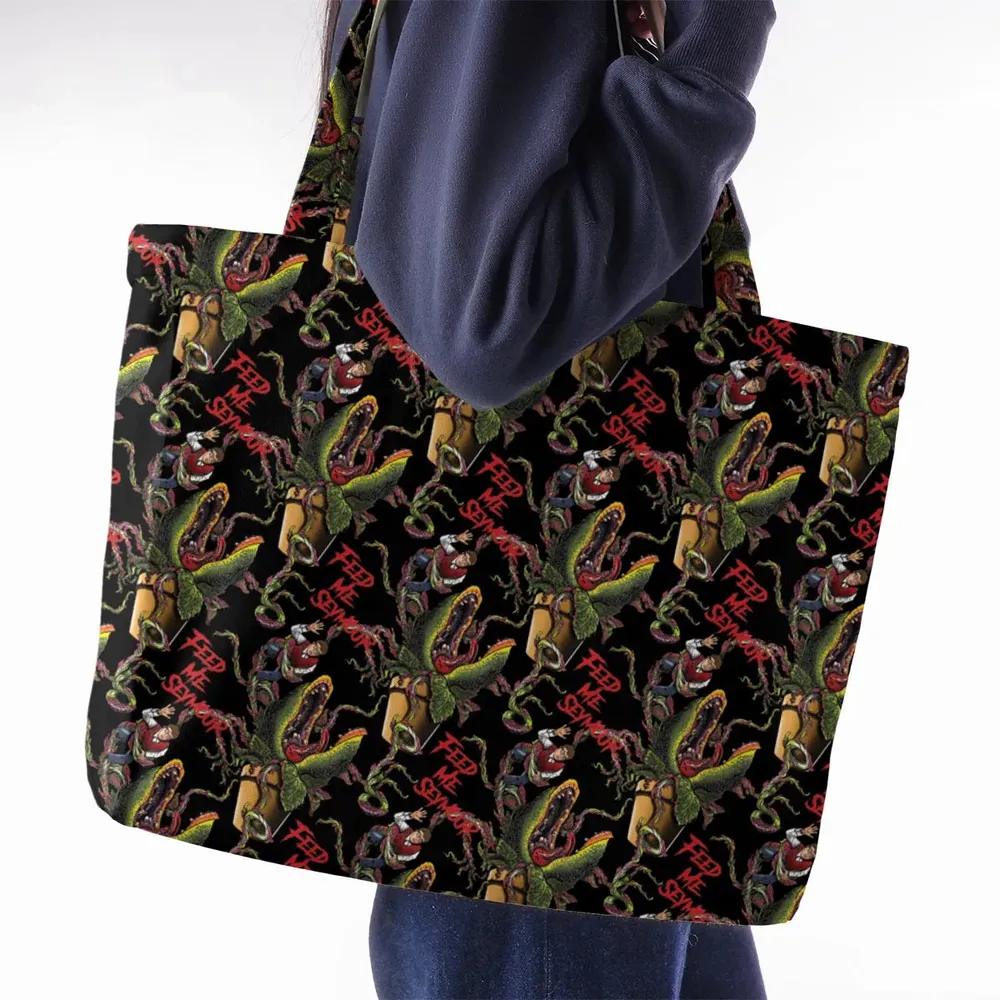 Feed Me Seymour Horror Little Shop Large Tote Bag - 2