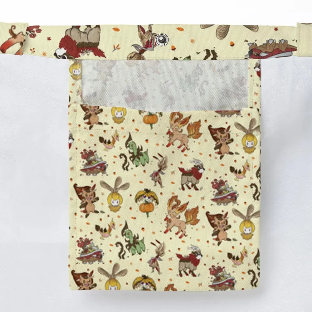 Autumn Vibes Pokemon Pattern Large Tote Bag - 3
