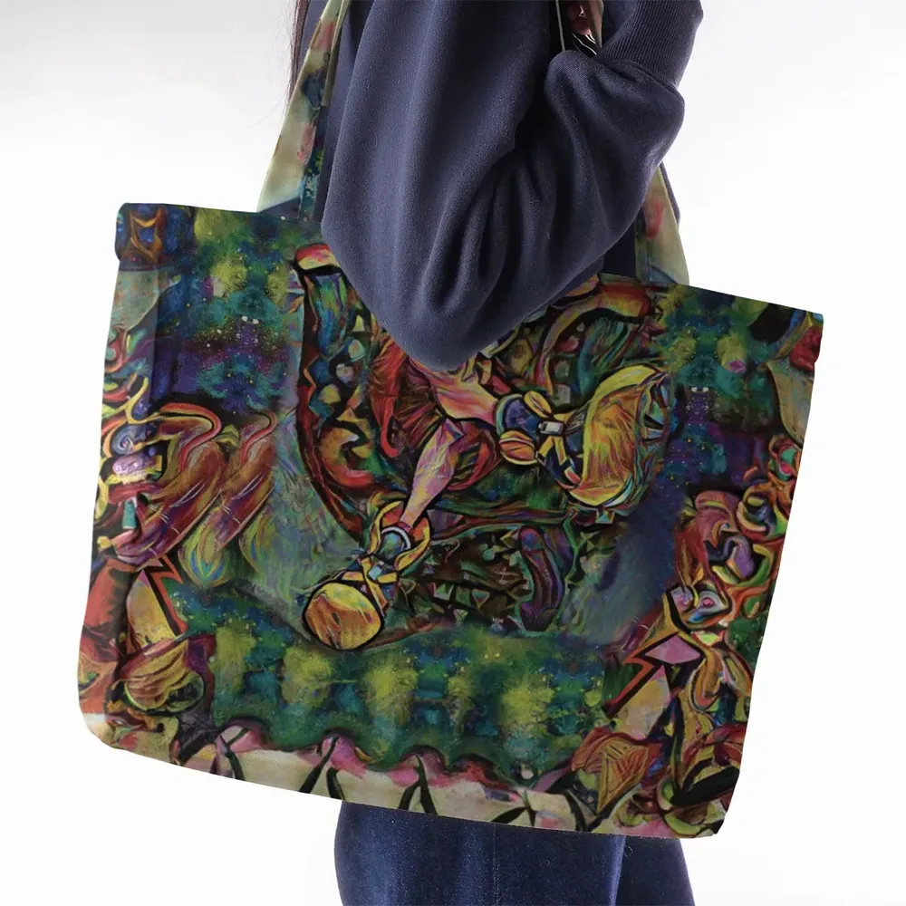 Trippy Sora Kingdom Hearts Large Tote Bag - 2