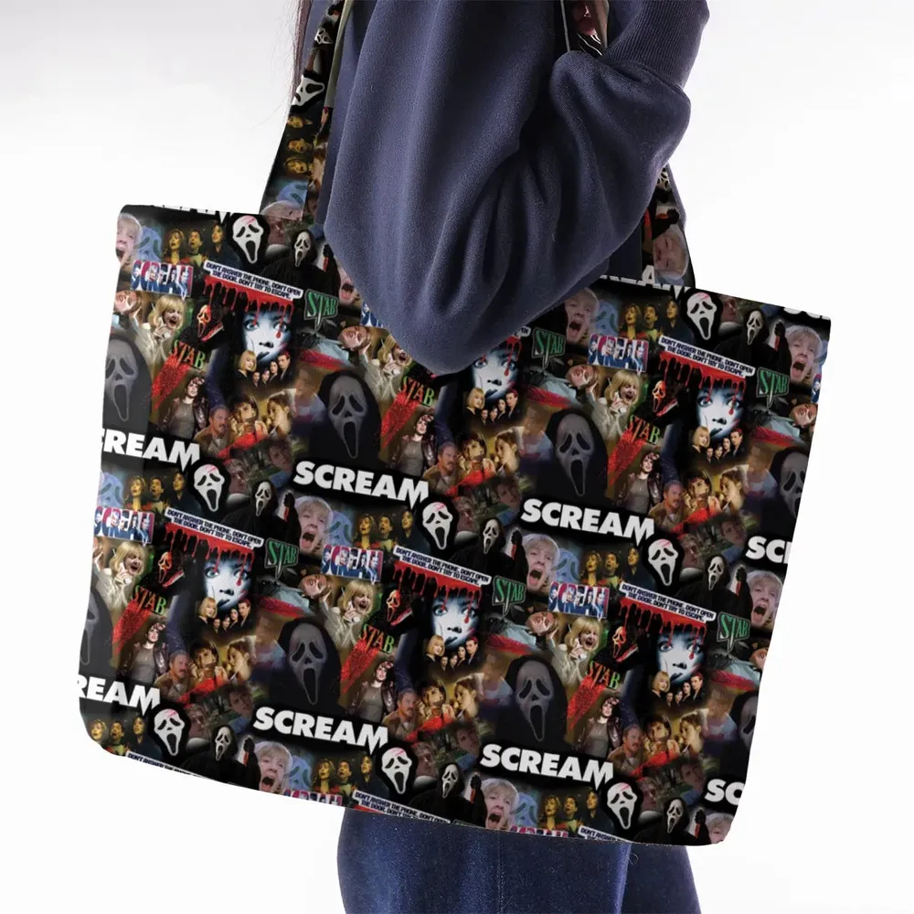 Slasher Chic Scream Large Tote Bag - 2