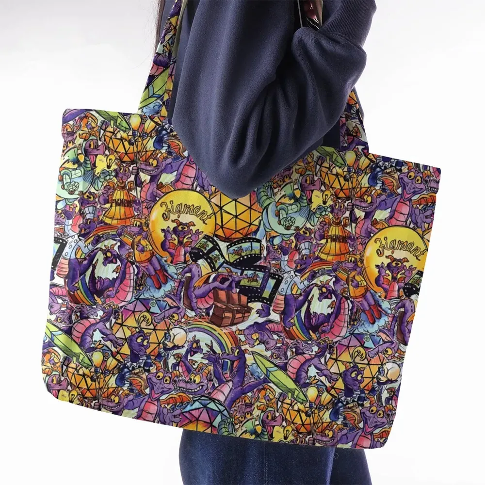 The Cute Dragon Figment Large Tote Bag - 2
