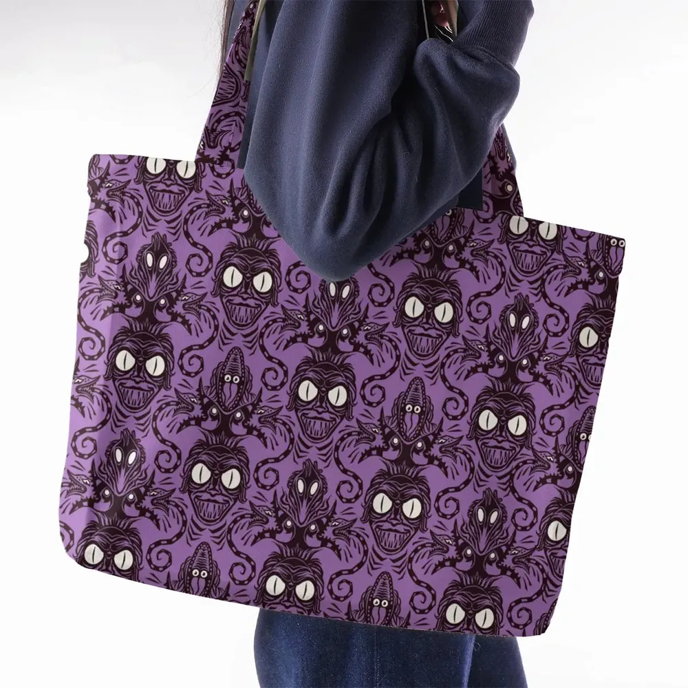 Beetlejuice Haunted Mansion Themed Large Tote Bag - 2