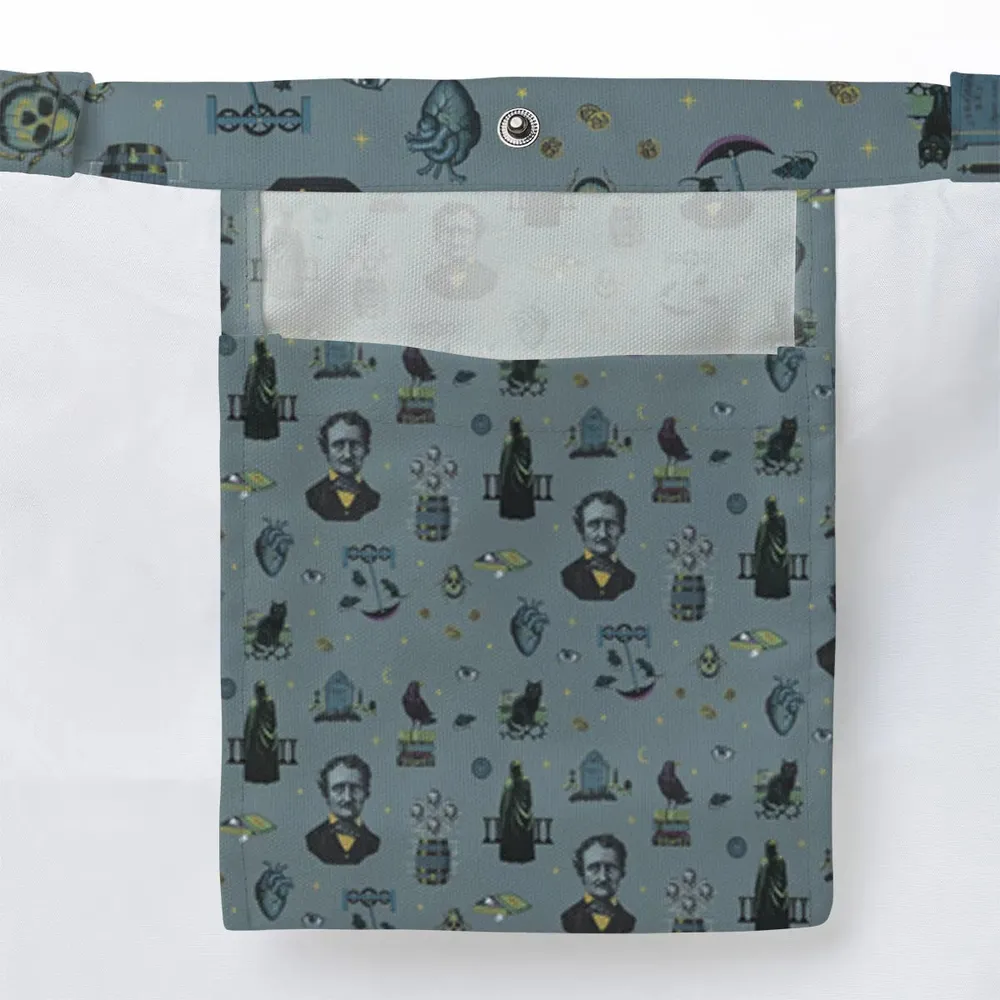The Dark Themed Edgar Allan Poe Large Tote Bag - 3