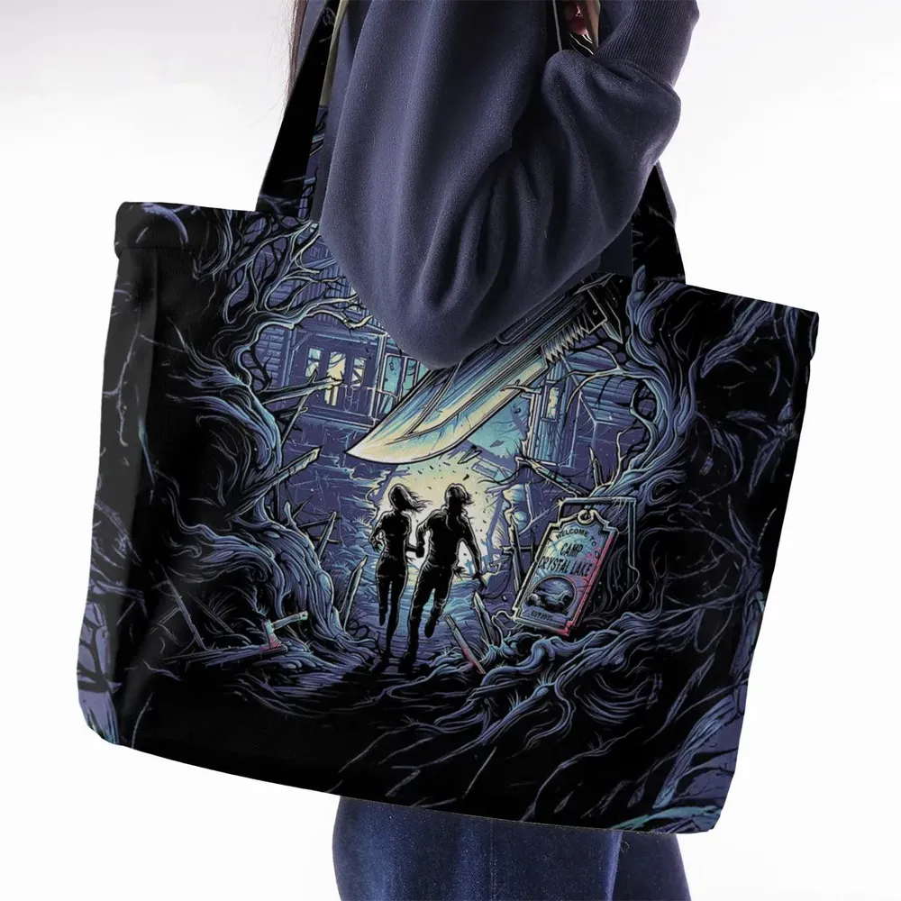 Camp Crystal Chic Friday the 13th Large Tote Bag - 2