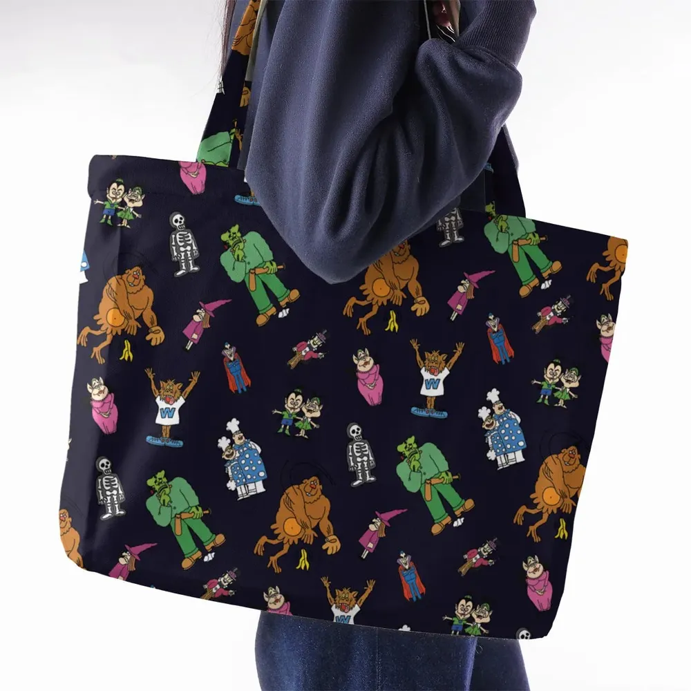 Nostalgic Food Mascots Burger Chef Large Tote Bag - 2