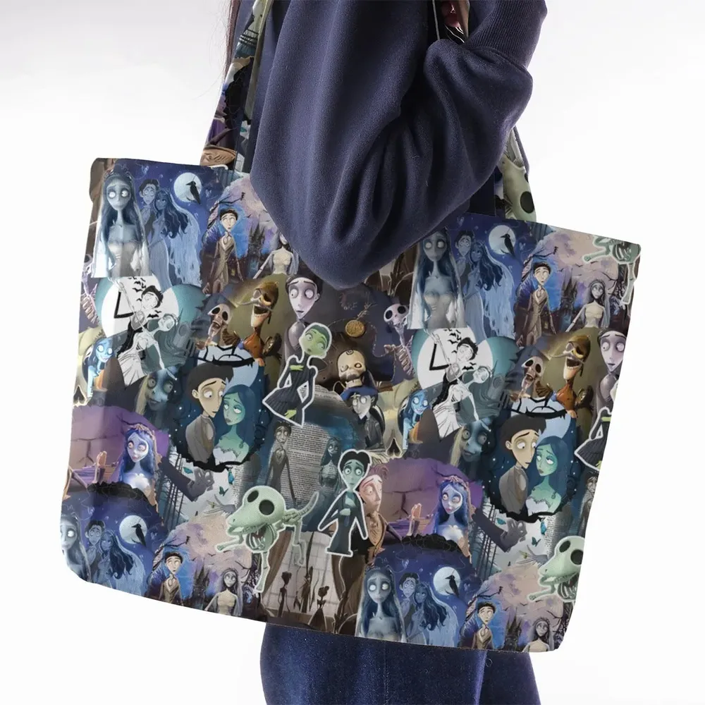 Unalive Bride Corpse Bride Large Tote Bag - 2