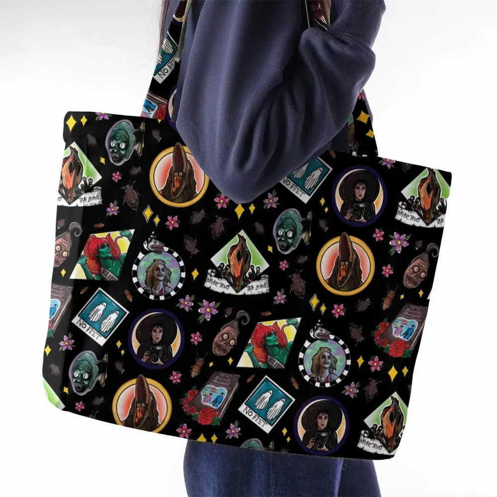 Showtime Beetlejuice Themed Large Tote Bag - 2