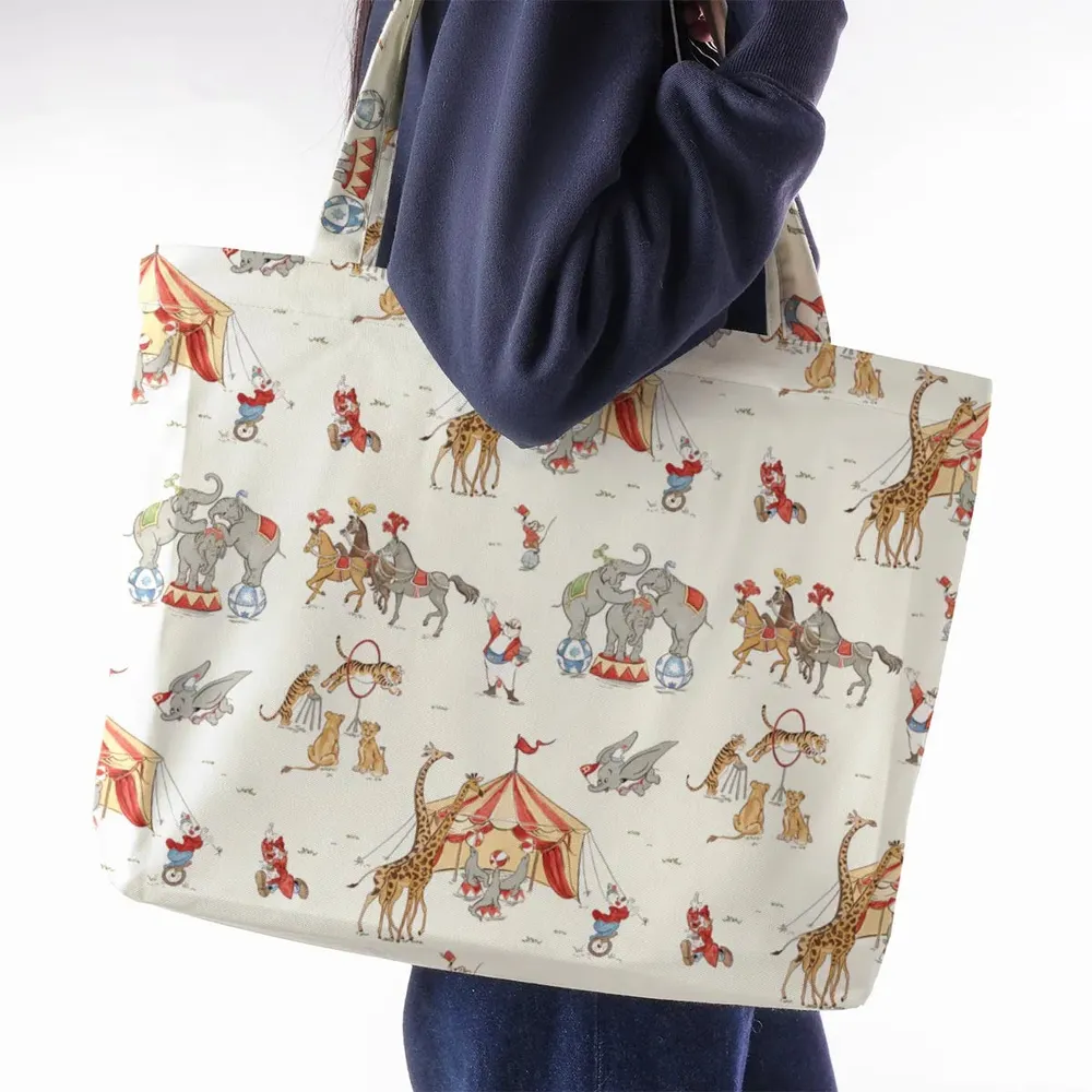 Nostalgic Circus Dumbo Large Tote Bag - 2