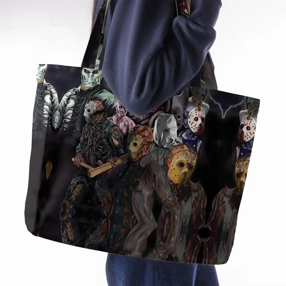Jason Voorhees Evolution Large Tote Bag - 2