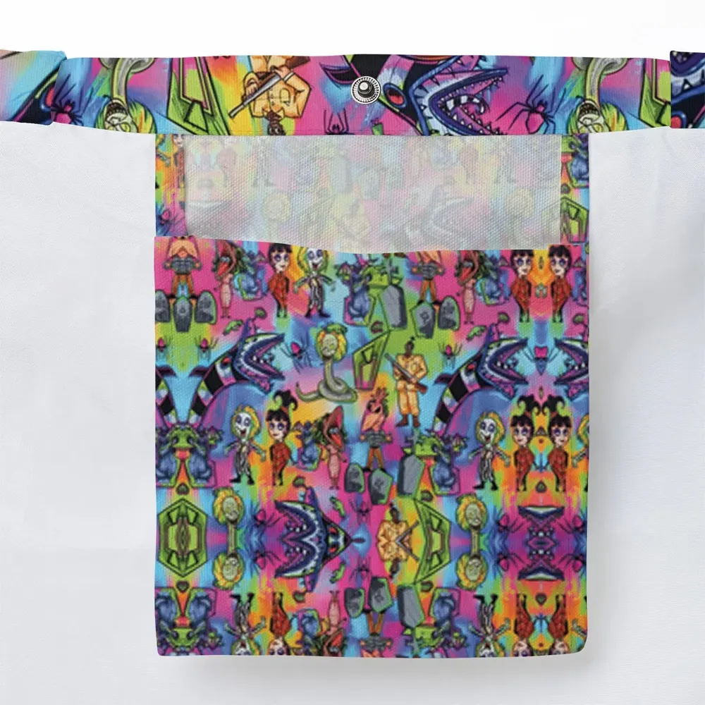 Hauntingly Stylish Beetlejuice Large Tote Bag - 3