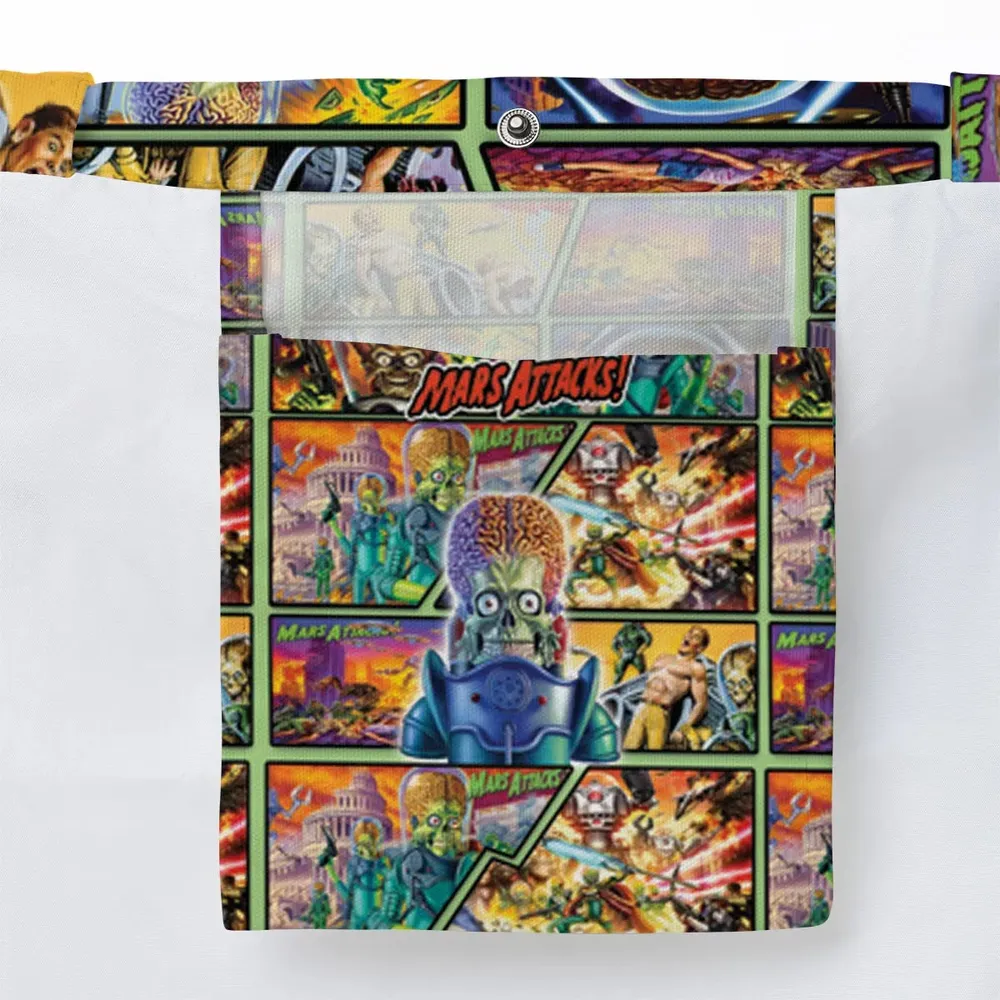 Ack! Ack! Ack! Mars Attacks Large Tote Bag - 3