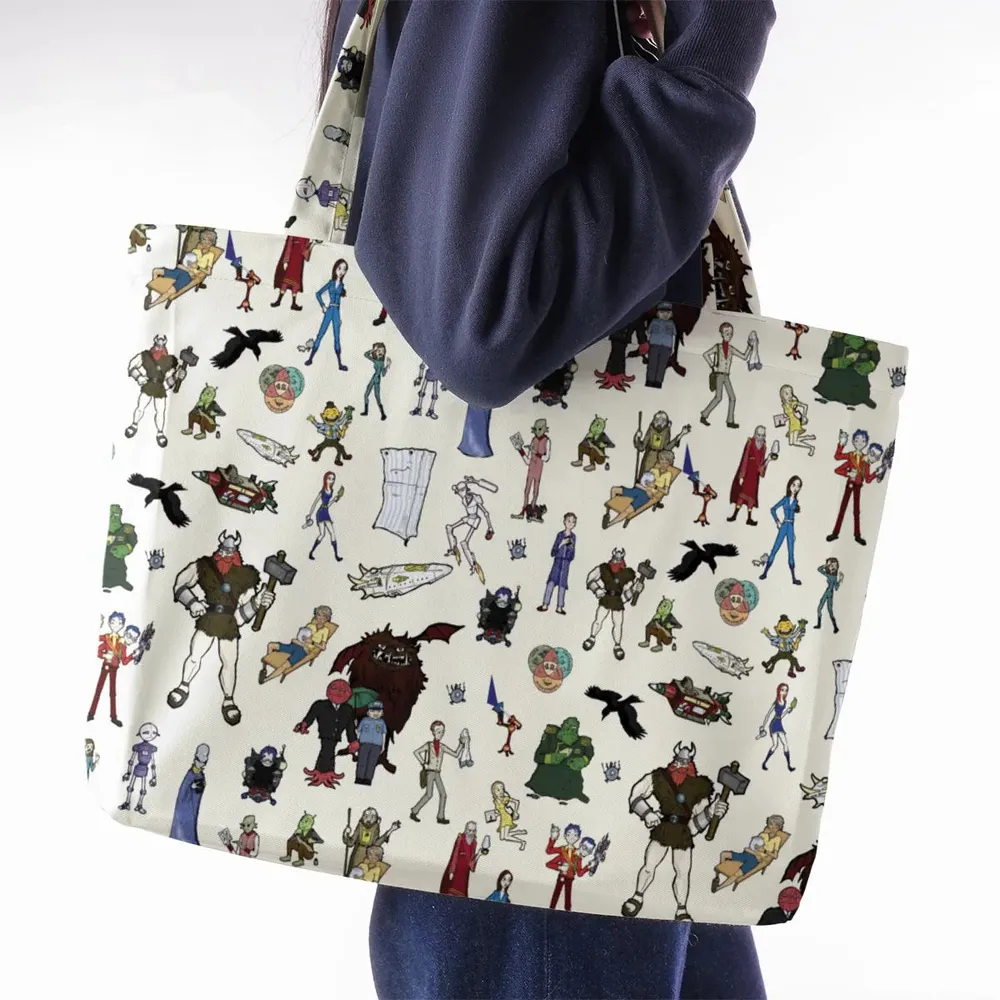 Don't Panic The Hitchhiker's Guide to the Galaxy Large Tote Bag - 2