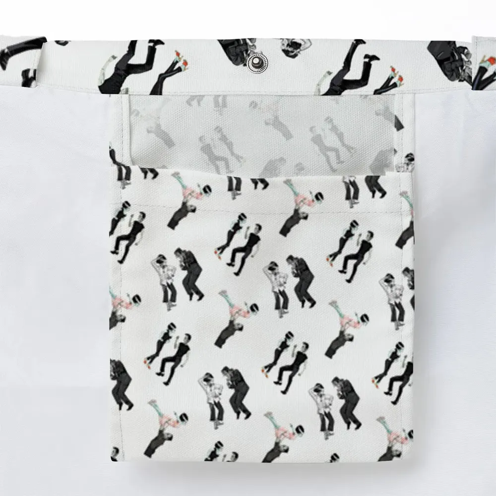 Frankenstein And Bride Movie Dance Scenes Large Tote Bag - 3