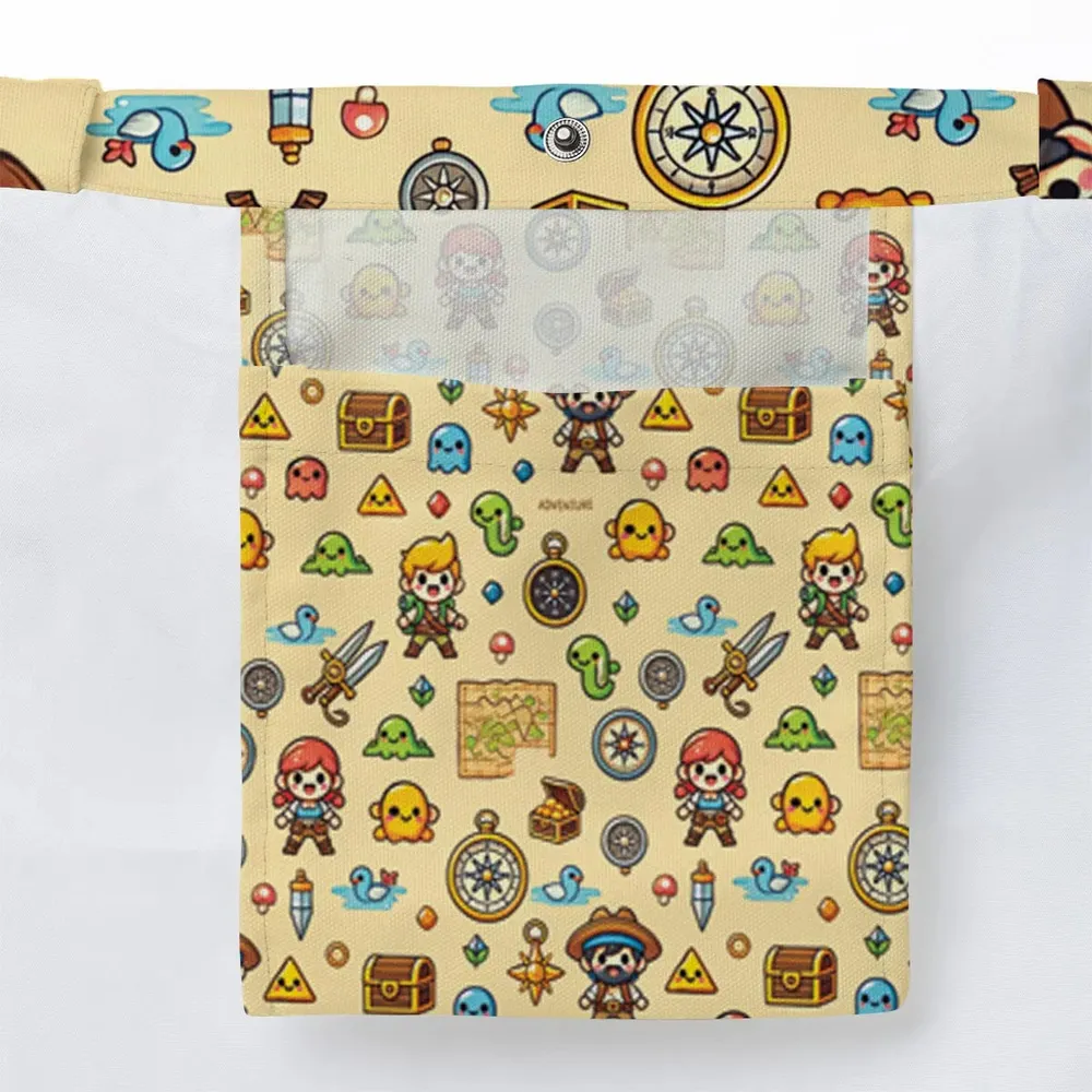 Quest Mode On The Legend of Zelda Large Tote Bag - 3