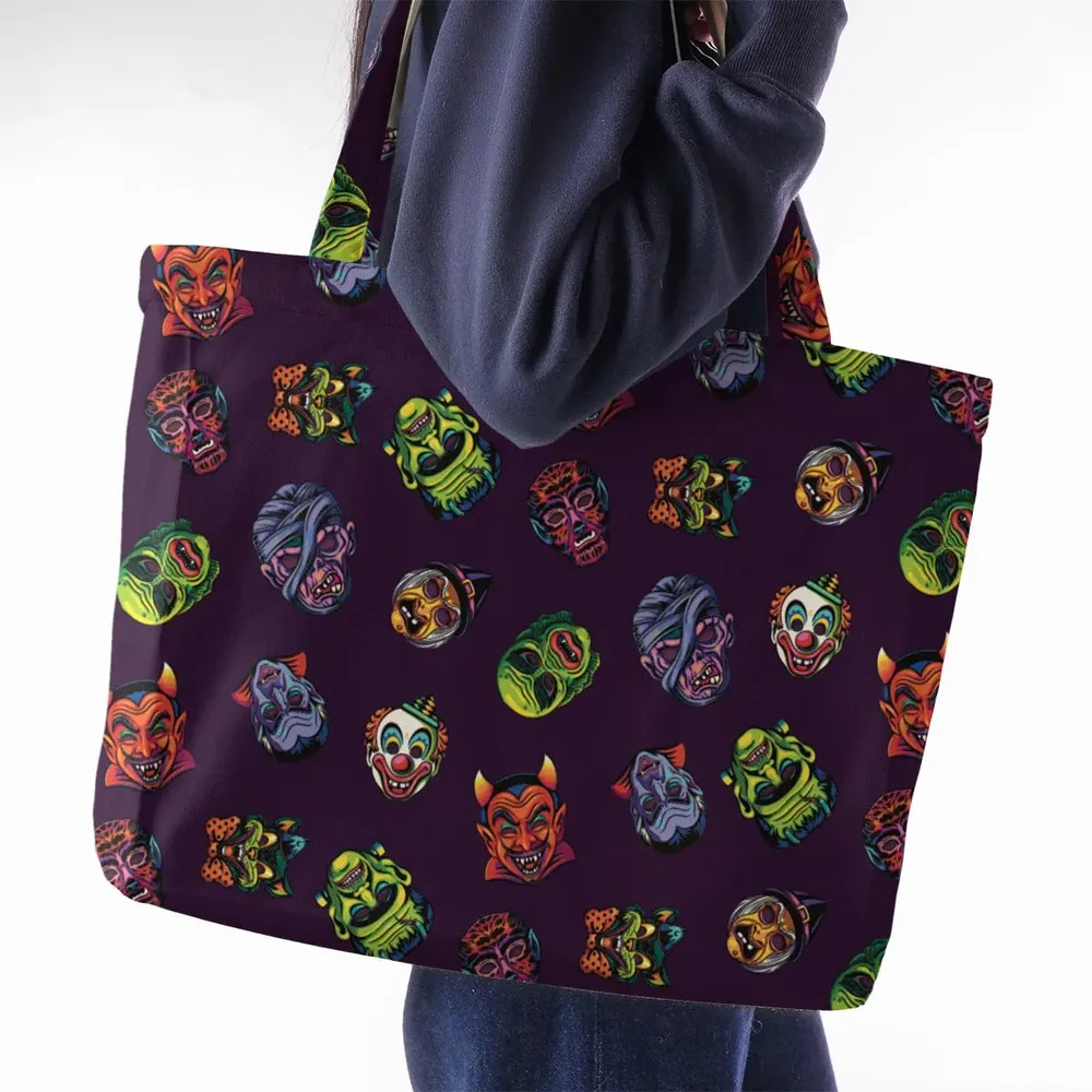 Beast Mode On Monster Masks Large Tote Bag - 2