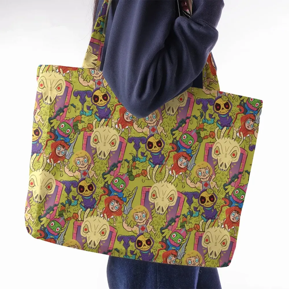 Victims of the Slime Pit He-Man and the Masters of the Universe Large Tote Bag - 2