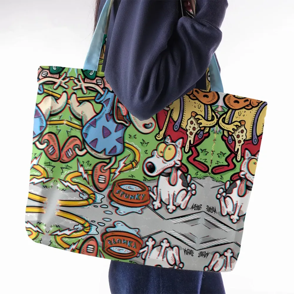 Spunky Style Rocko's Modern Life Large Tote Bag - 2