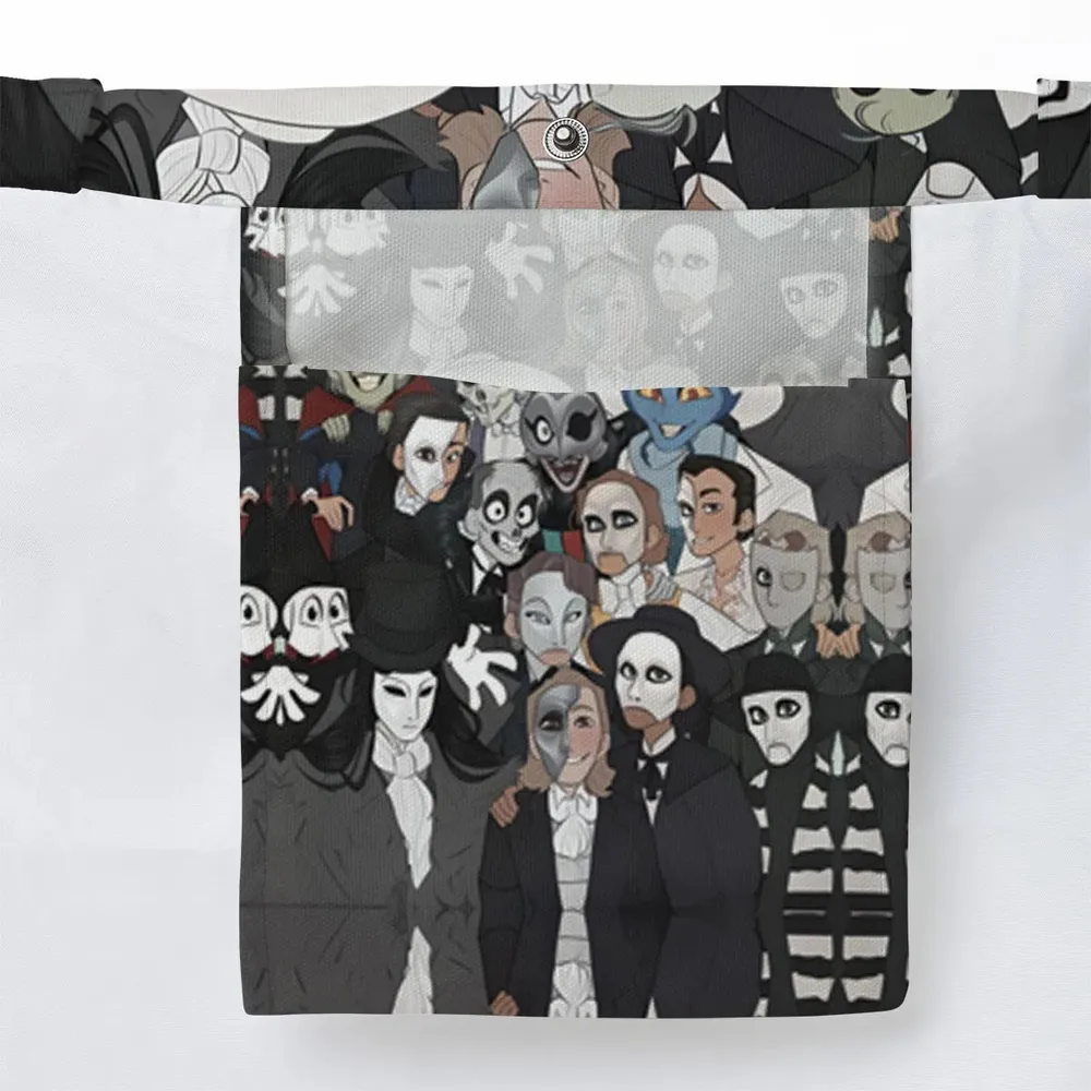 Faces The Phantom of Opera Large Tote Bag - 3