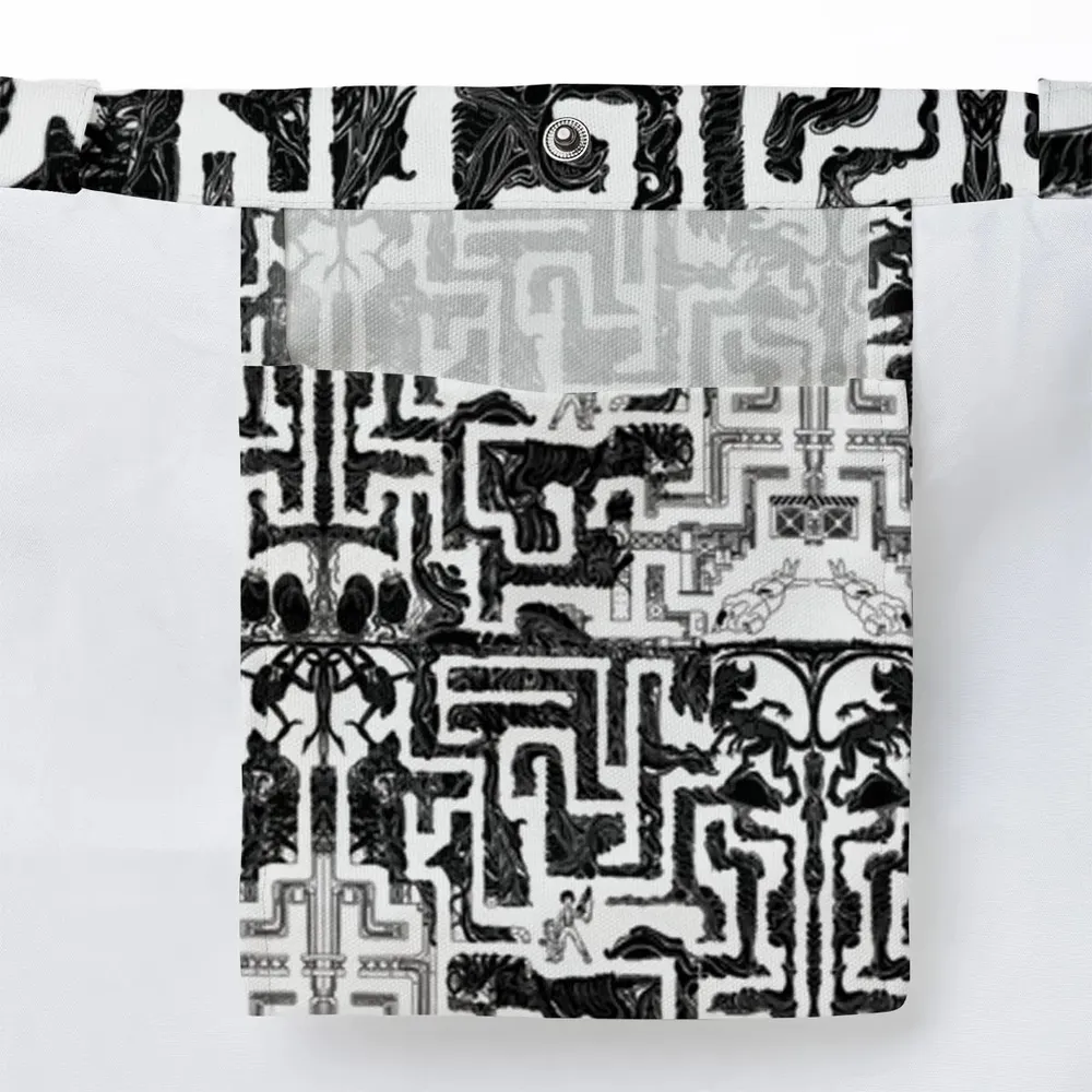 Xenomorph Alien Maze Large Tote Bag - 3