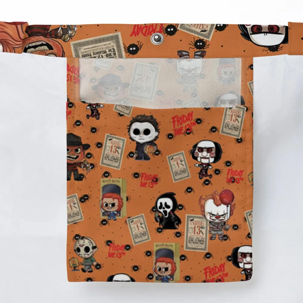 Chibi Horror Characters Large Tote Bag - 3