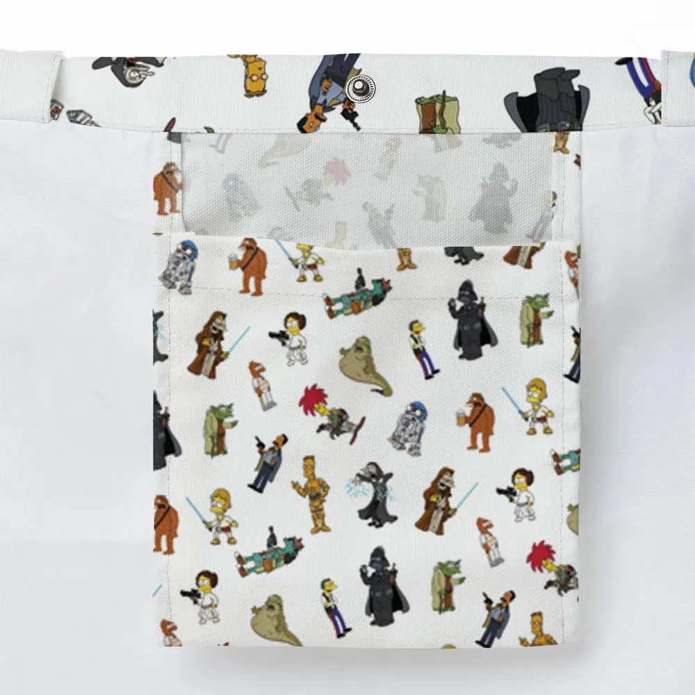 Simpsons Star Wars Mashup Large Tote Bag - 3