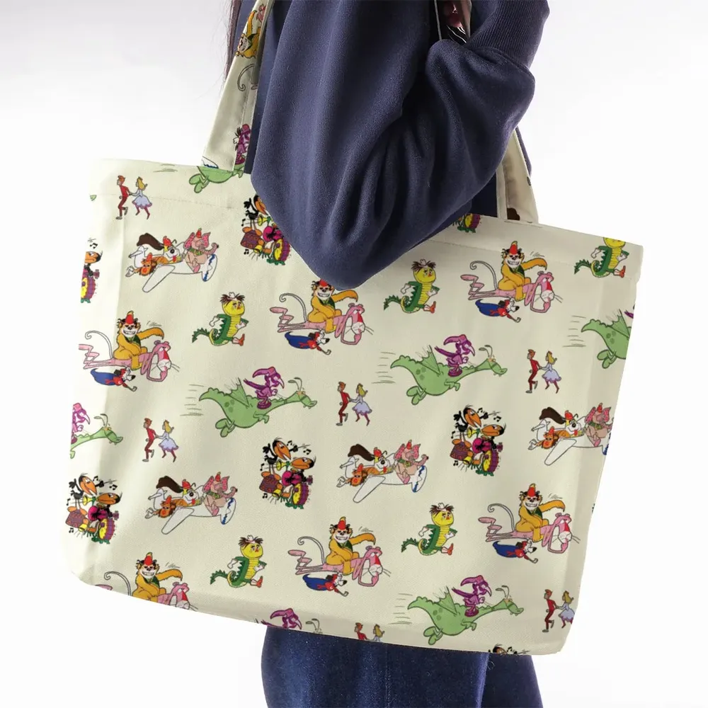 NBC Vintage Cartoon Large Tote Bag - 2