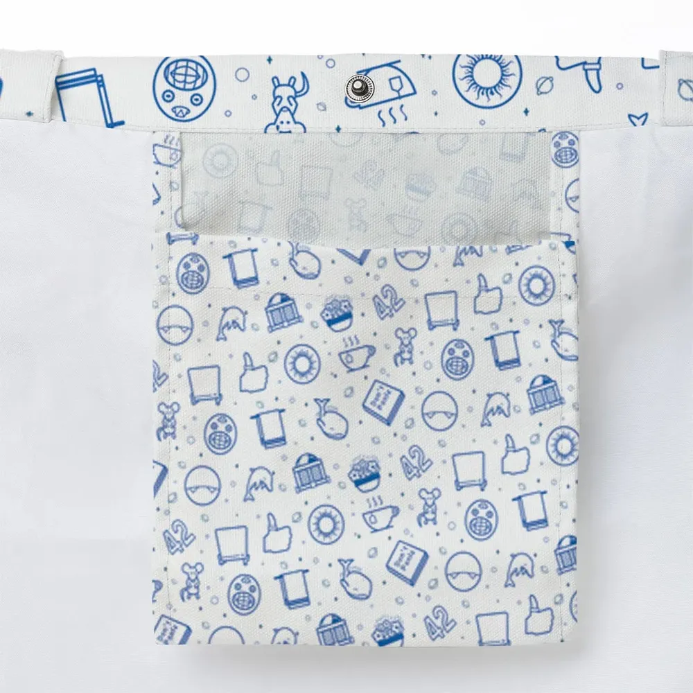 Don't Panic Life 42 The Hitchhiker's Guide to the Galaxy Large Tote Bag - 3