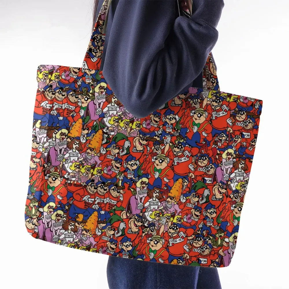 Beagle Boys Patterns Large Tote Bag - 2