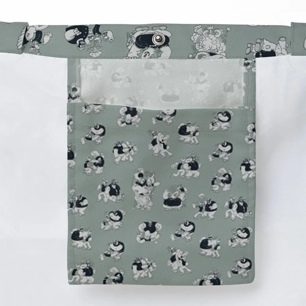 60s Sailors Battle Pattern Large Tote Bag - 3