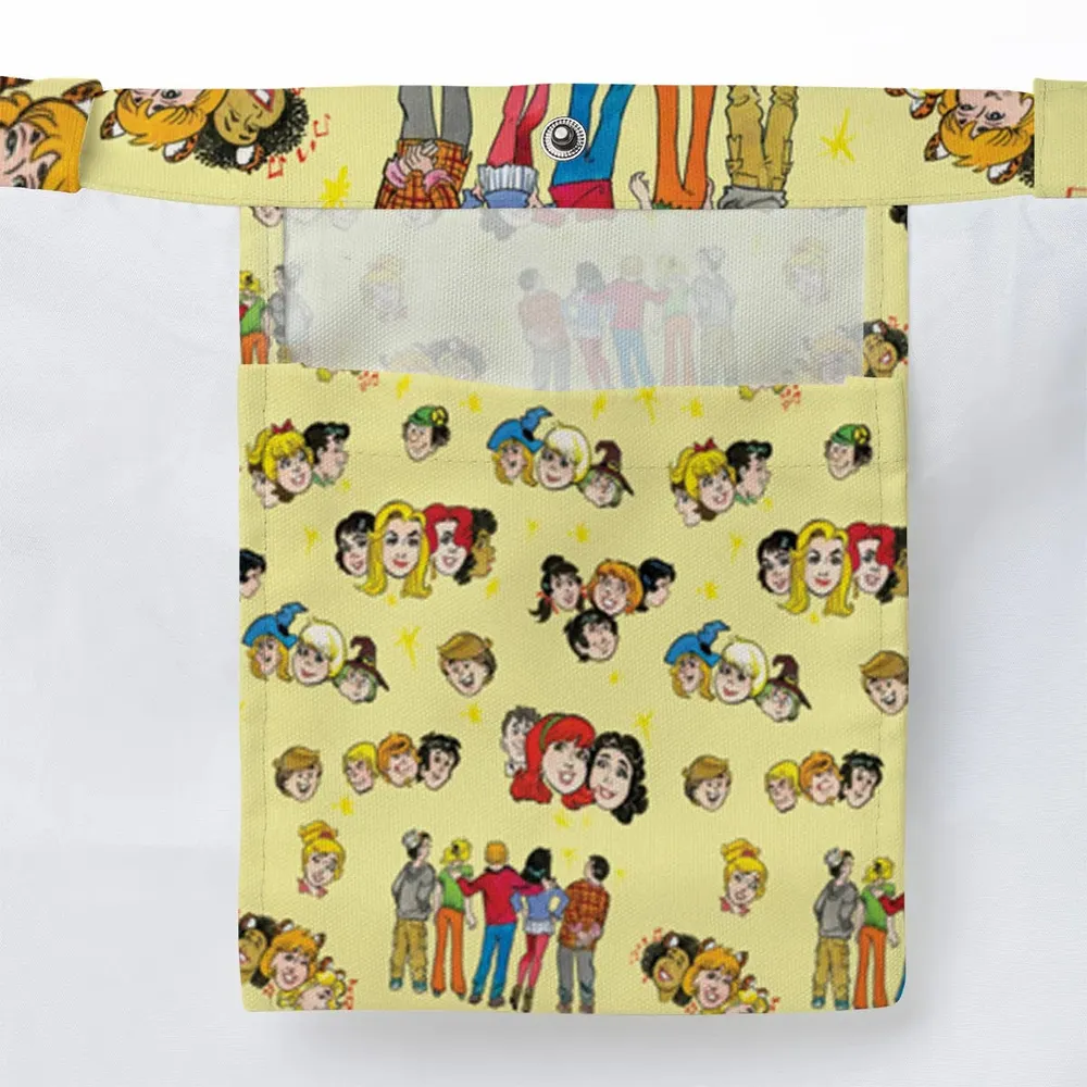 Nostalgic Cartoons in Archie Style Large Tote Bag - 3