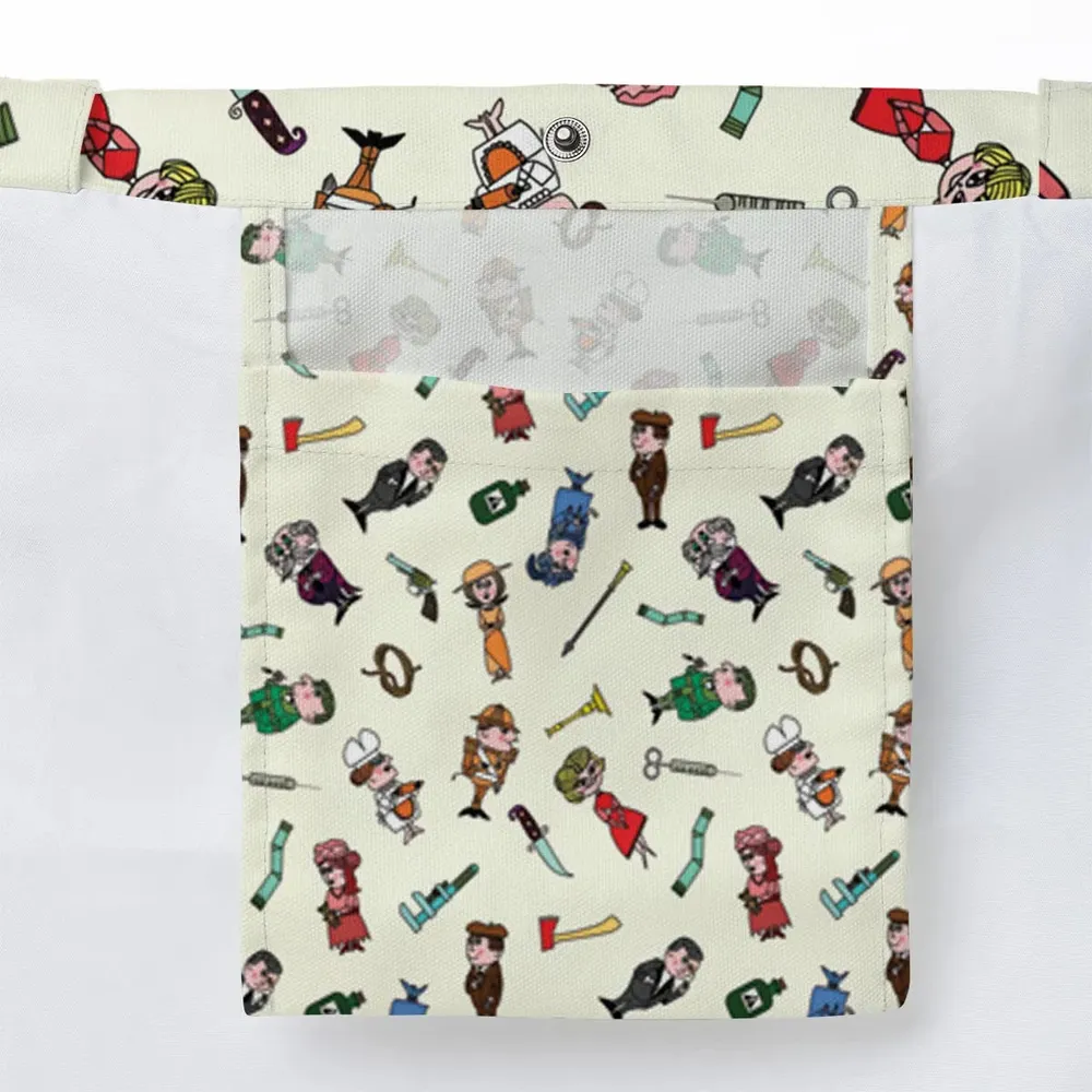 Clue Board Game Characters Large Tote Bag - 3