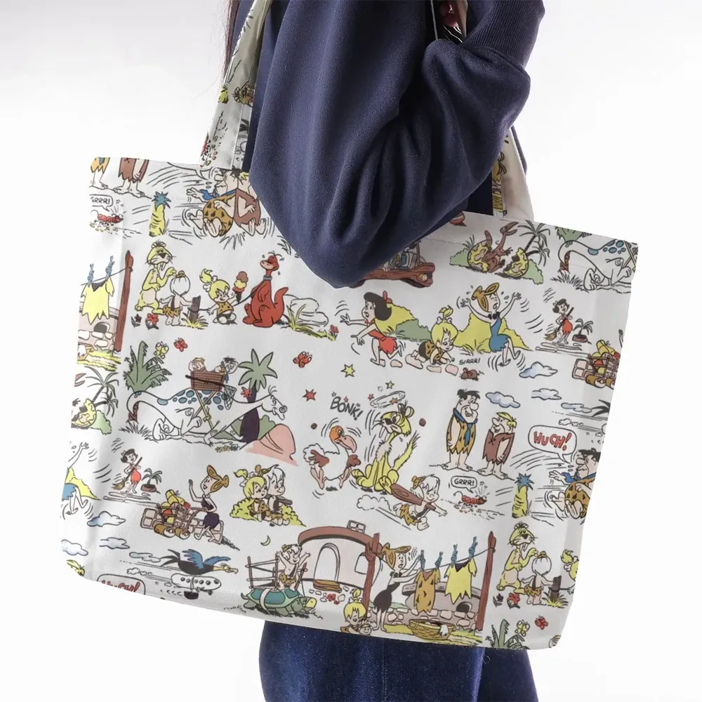 Stone Age Life The Flintstone Large Tote Bag - 2