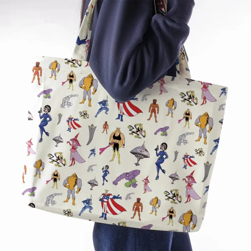The Justice Friends Characters Large Tote Bag - 2