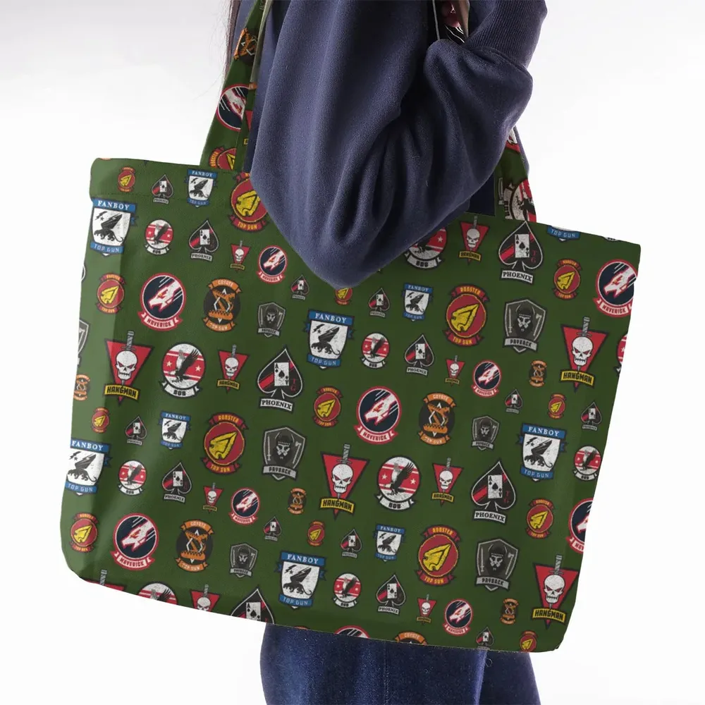 Top Gun Badge Large Tote Bag - 2