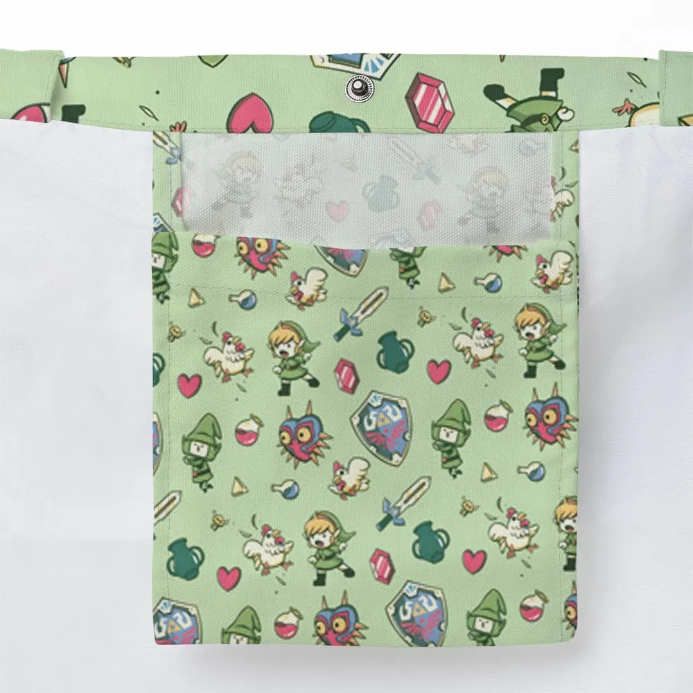 Let's Roll Link The Legend of Zelda Large Tote Bag - 3