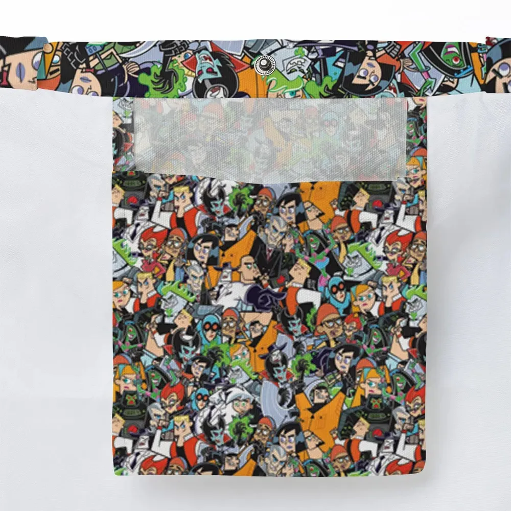 Danny Phantom Characters Collage Large Tote Bag - 3